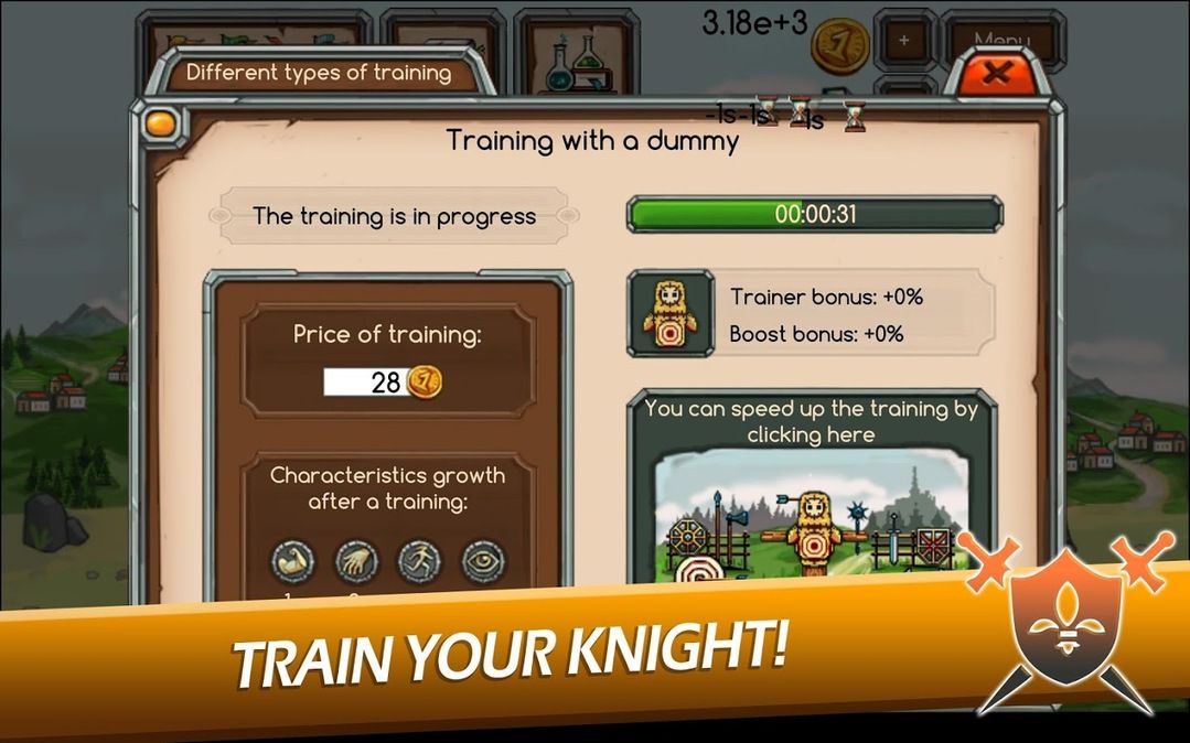Knight Joust Idle Tycoon(骑士竞技放置大量货币版) 1.06安卓版