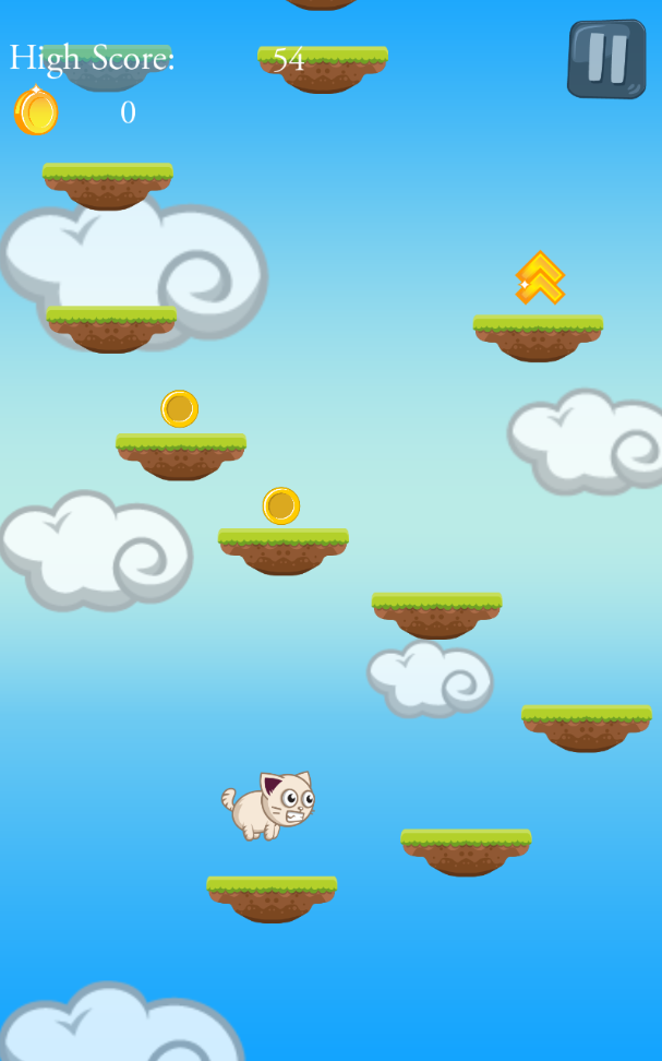 Kitty Jump(奇科猫向上跳官方版) 1.1安卓版