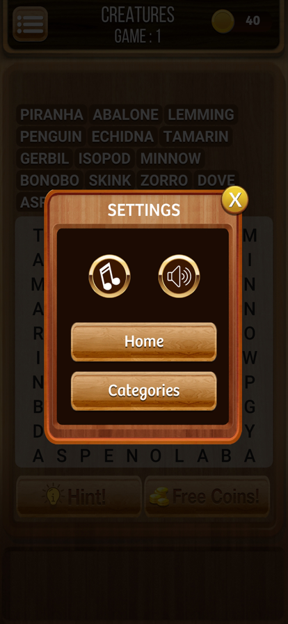 Hidden Words Search ios版