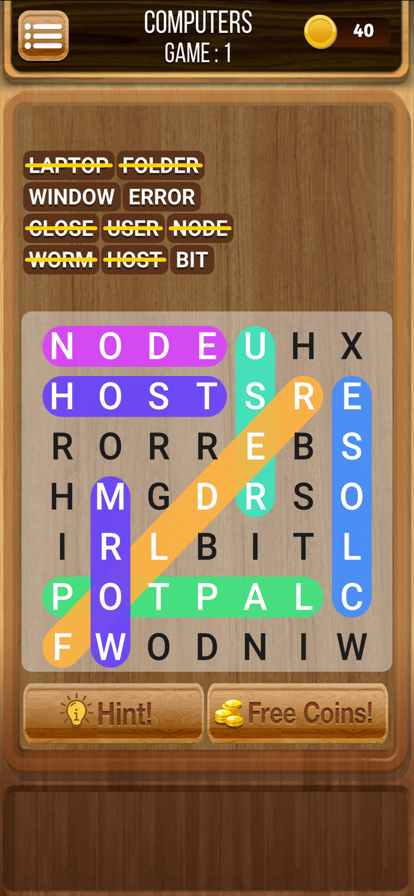Hidden Words Search ios版