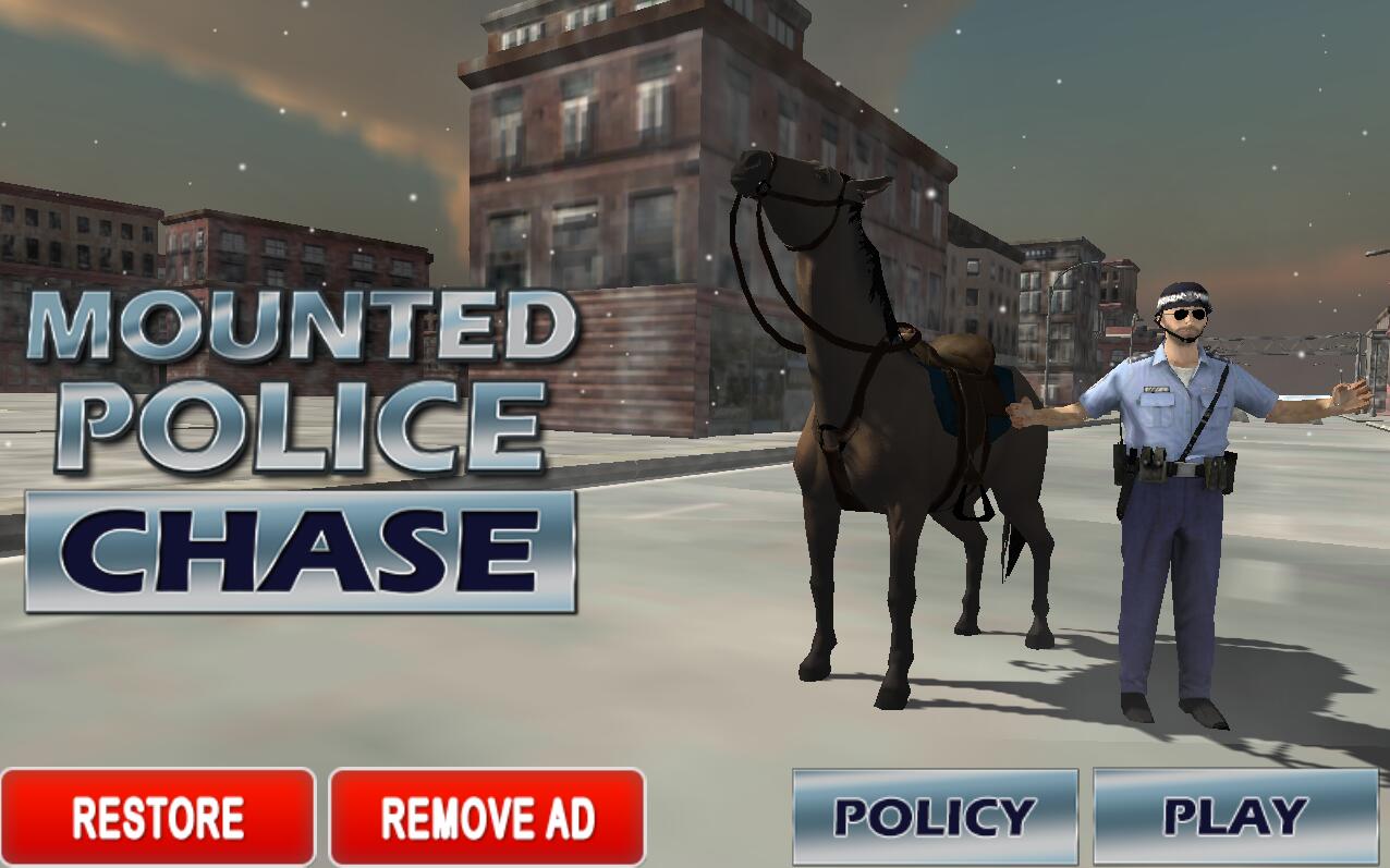 Mounted Horseback Police Chase: NY City Horse Cop(纽约警察骑马官方版) 1.0.7安卓版
