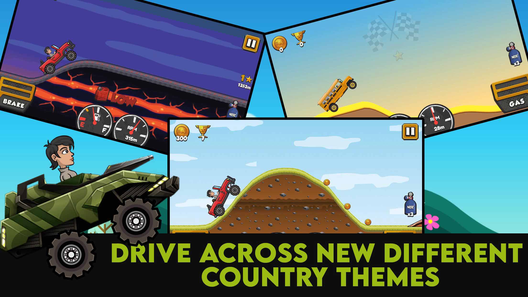 Offroad Hill Racing Fun Mountain Climb Adventure（越野赛车冒险）无限货币版 1.0.13安卓版