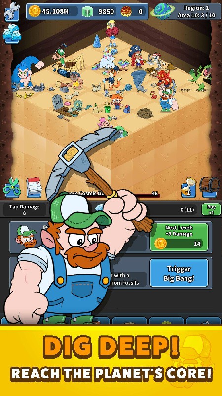 Tap Tap Dig 2(点击挖掘2无限货币版) 0.2.5最新版