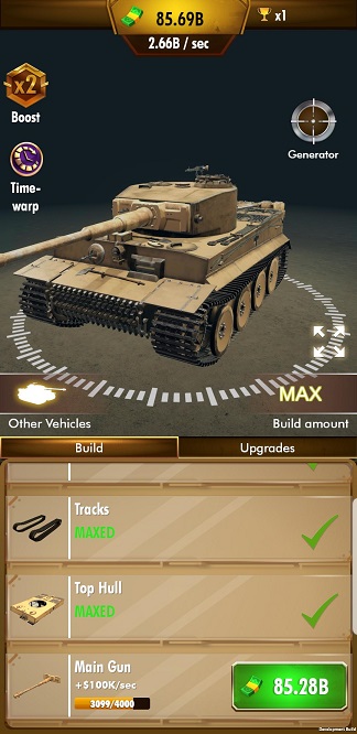 Idle Panzer(闲置战甲无限货币版) 1.0.0.004安卓版