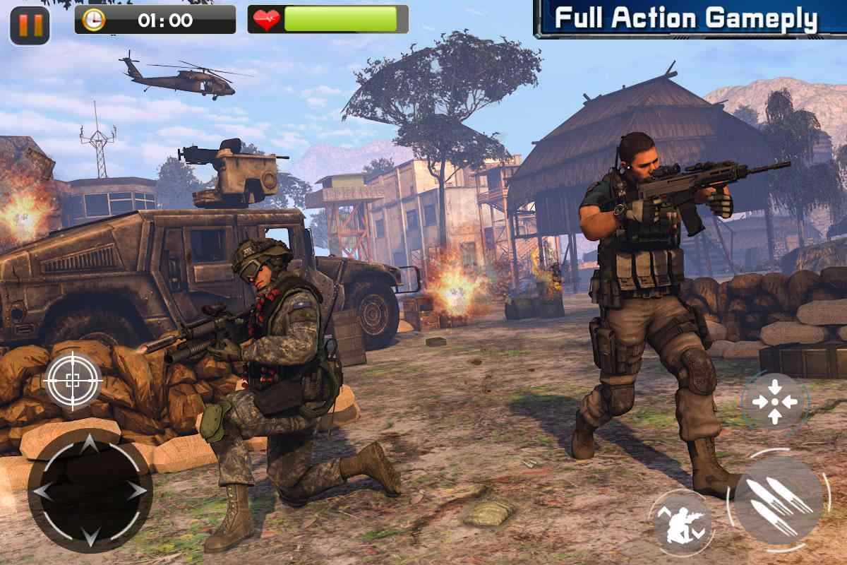 Real Commando Secret Mission(战斗任务黑色狙击兵免广告奖励版) 14.5安卓版