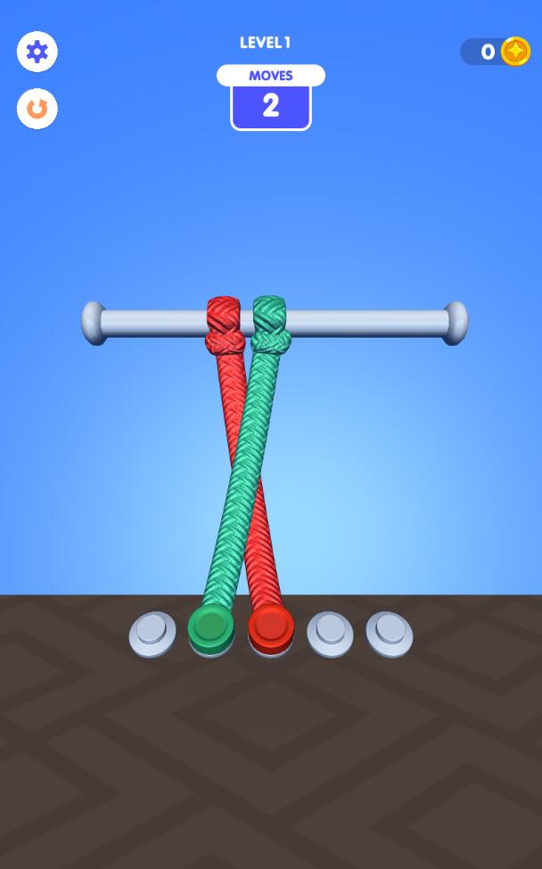 Untangled Ropes(解开多根绳子官方版) 0.1.2安卓版