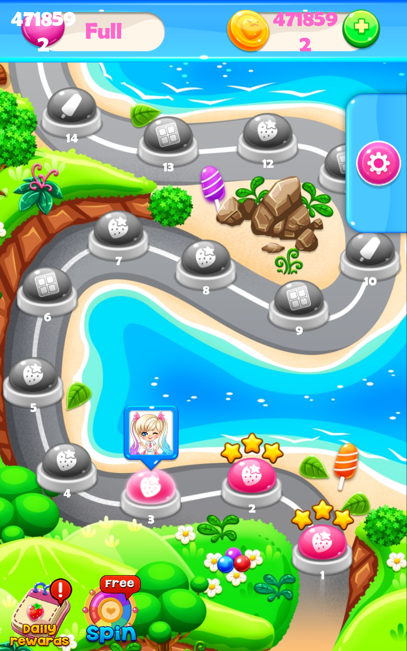 Fruits Blast(糖果甜水果无限金币版) 1.1.7安卓版