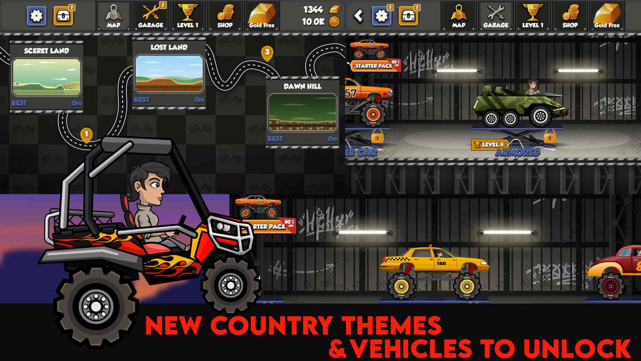 Offroad Hill Racing Fun Mountain Climb Adventure（越野赛车冒险）无限货币版 1.0.13安卓版