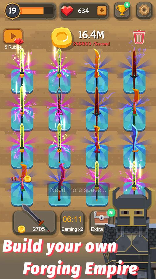 Merge Sword(合并宝剑无限红宝石版) 1.4.0安卓版