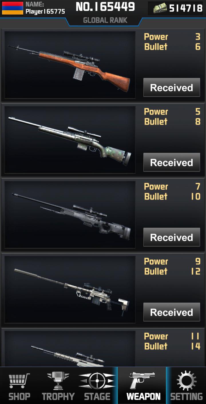 狙击动作射击大量货币版