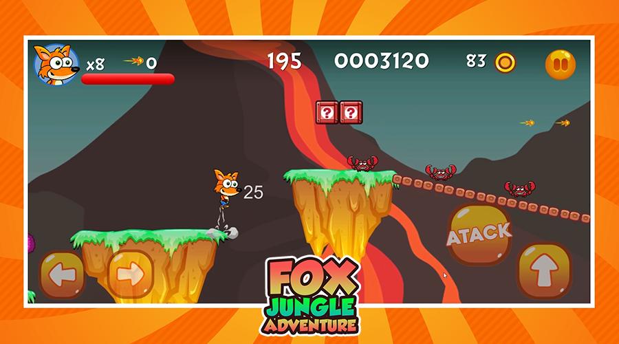 Fox Jungle Adventure(狐狸丛林冒险大量生命版) 3.1安卓版