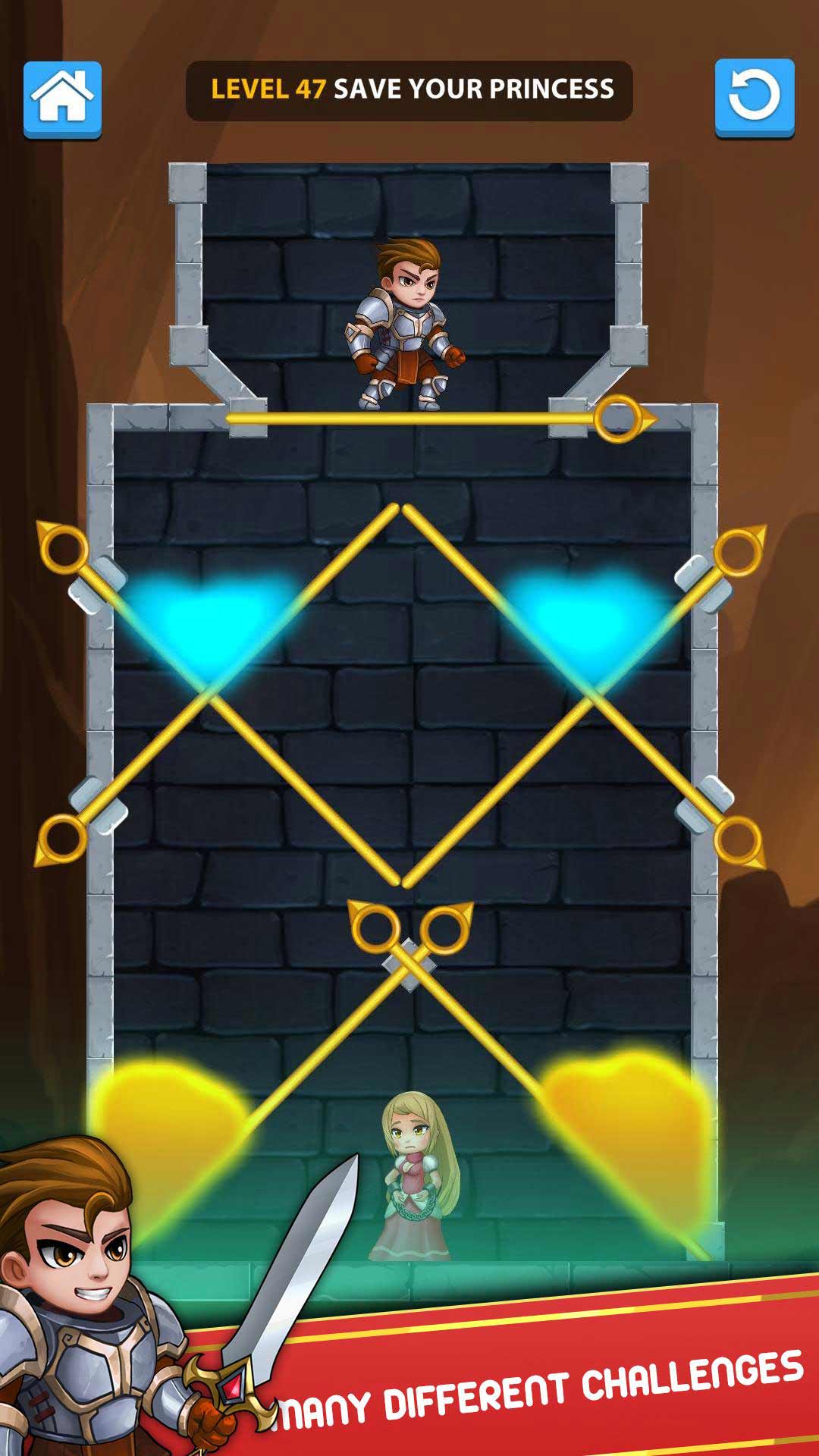 Hero Rescue: Puzzles And Conquest(英雄救援困惑与征服大量货币版) 1.0.3安卓版