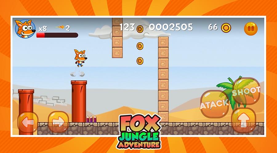Fox Jungle Adventure(狐狸丛林冒险大量生命版) 3.1安卓版