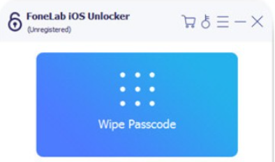 FoneLab iOS Unlocker 操作界面示意图