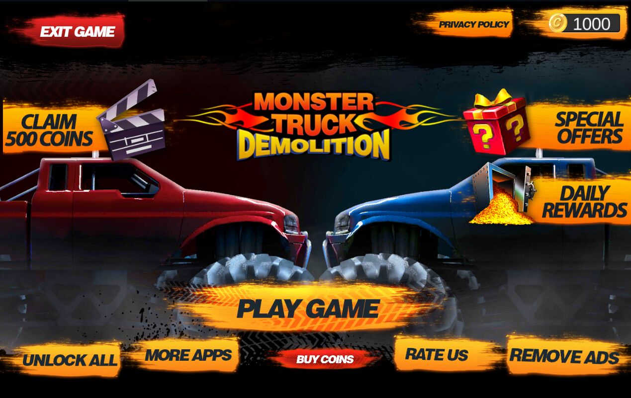 Monster Truck Demolition Derby Crash Stunts(怪物射击漂移模拟器官方版) 2.3安卓版