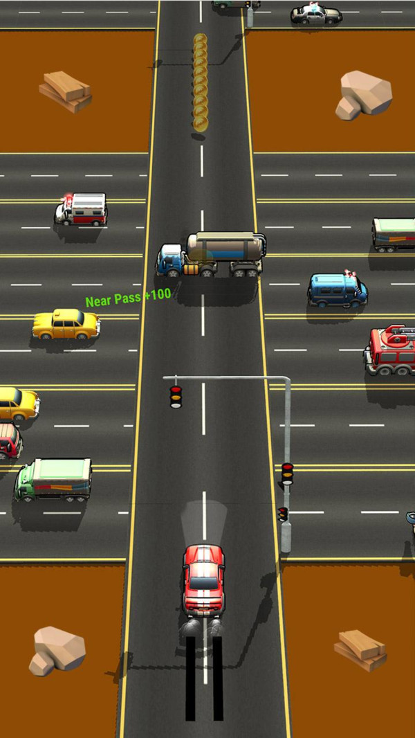 公路交通：汽车短跑