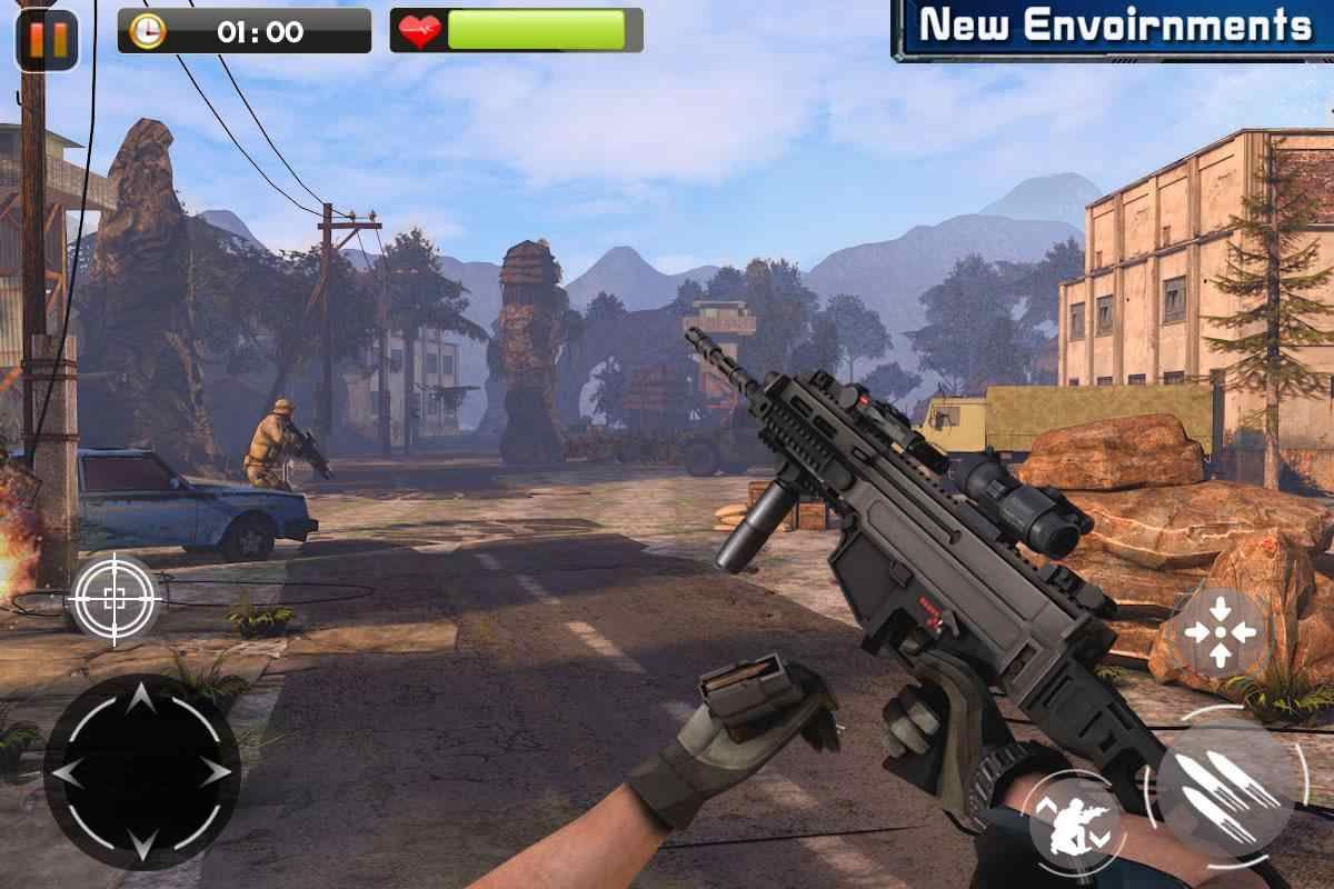 Real Commando Secret Mission(战斗任务黑色狙击兵免广告奖励版) 14.5安卓版