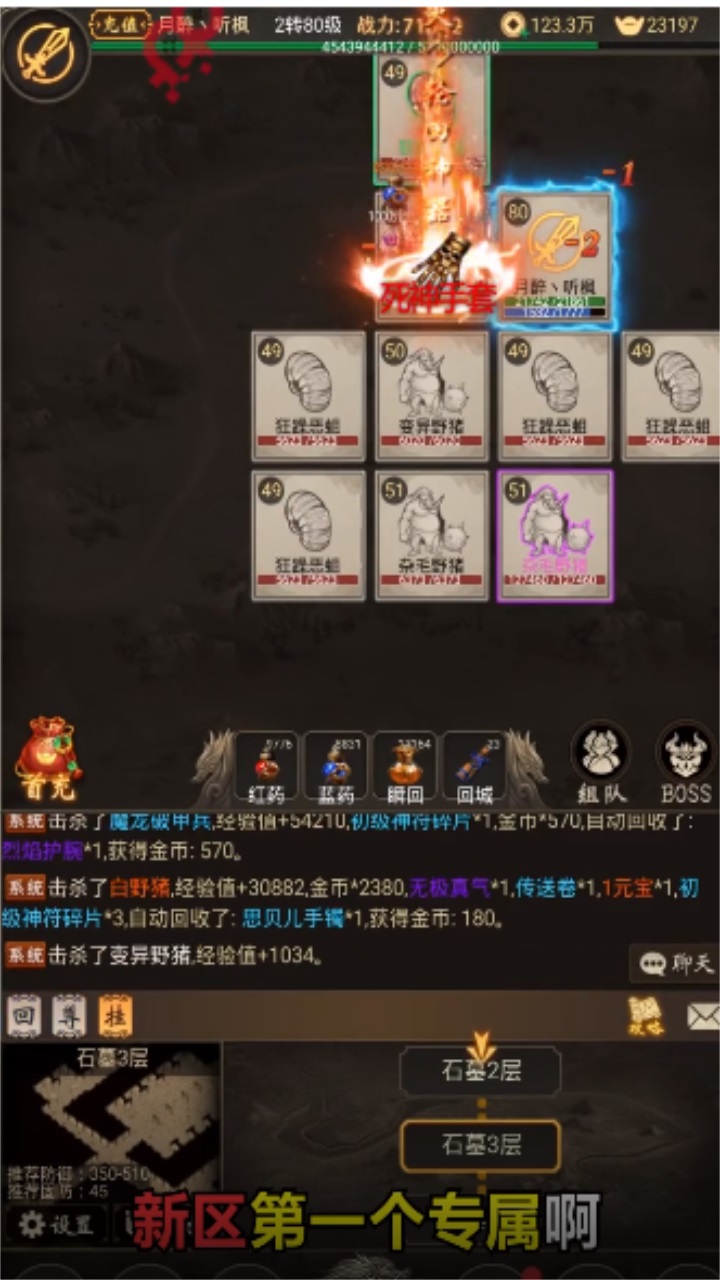 挂机文字传奇游戏 1.0安卓版
