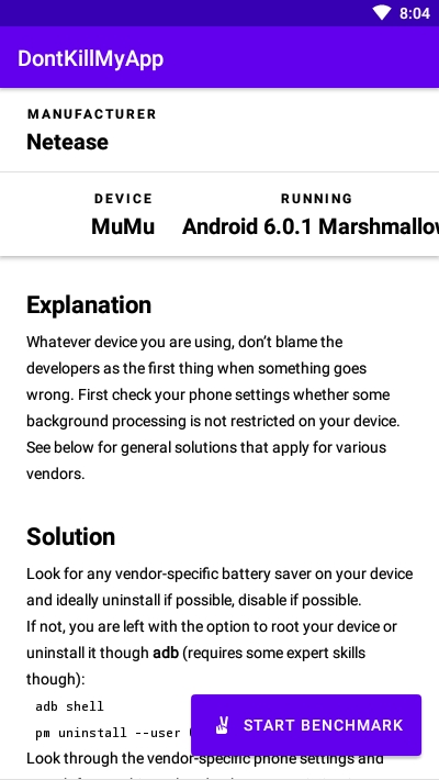 DontKillMyApp(后台基准测试)