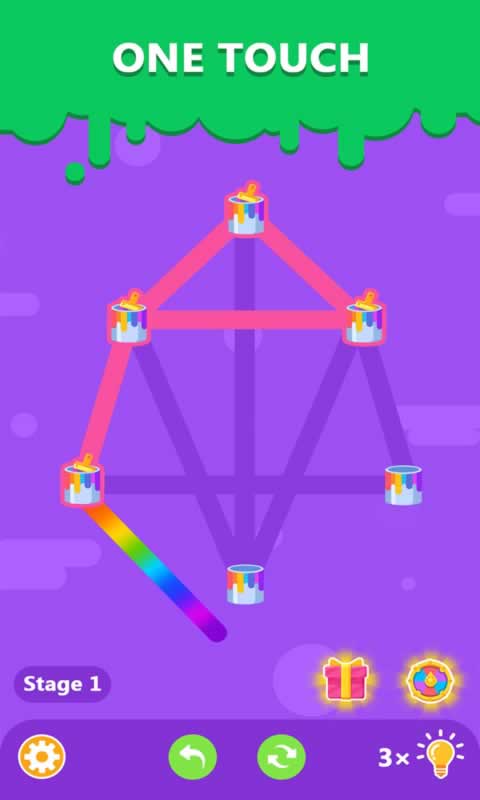 彩色线条的谜题APP