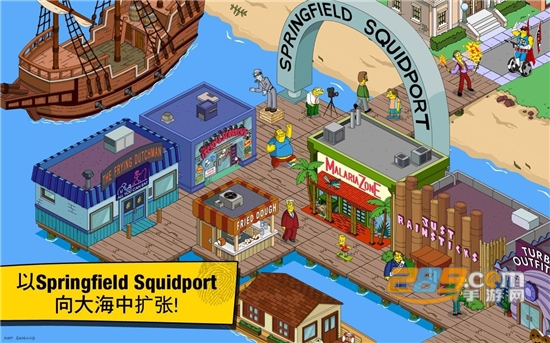 辛普森一家游戏中文版安卓下载无限甜甜圈最新版（Springfield）v4.65.0免费安卓版