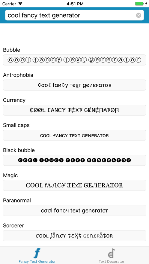 Cool Fonts(炫酷字体)