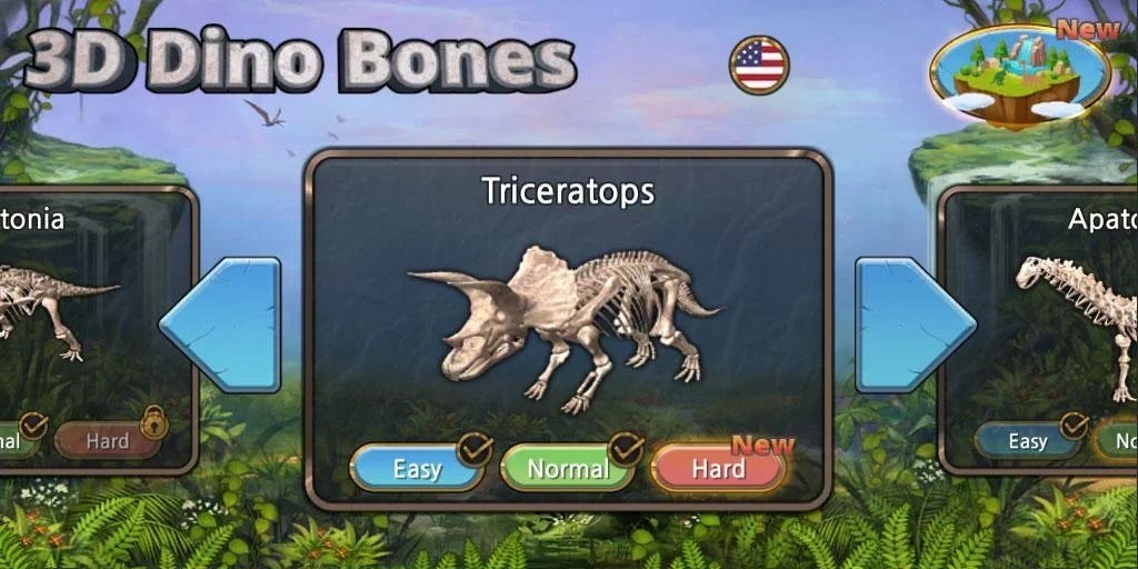 3D恐龙拼图APP