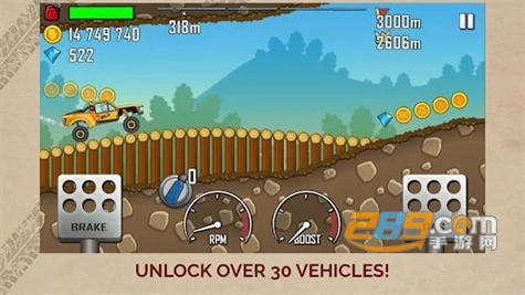 登山赛车破解版999999金币999999钻石2022最新版(Hill Climb Racing)v1.55.1最新破解版