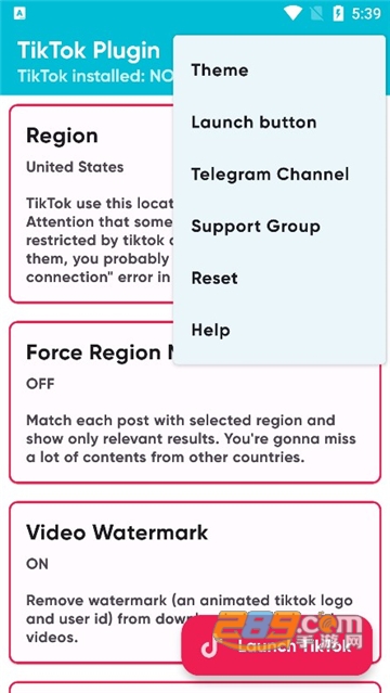 TikTok Plugin换区器下载官方安卓版（TikTok插件）v2.15官方安卓版