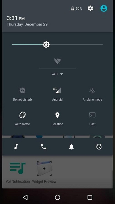 Volume Notification
