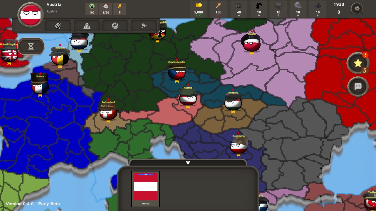波兰球世界1930最新版(Countryball: World 1930) 0.4.0安卓版
