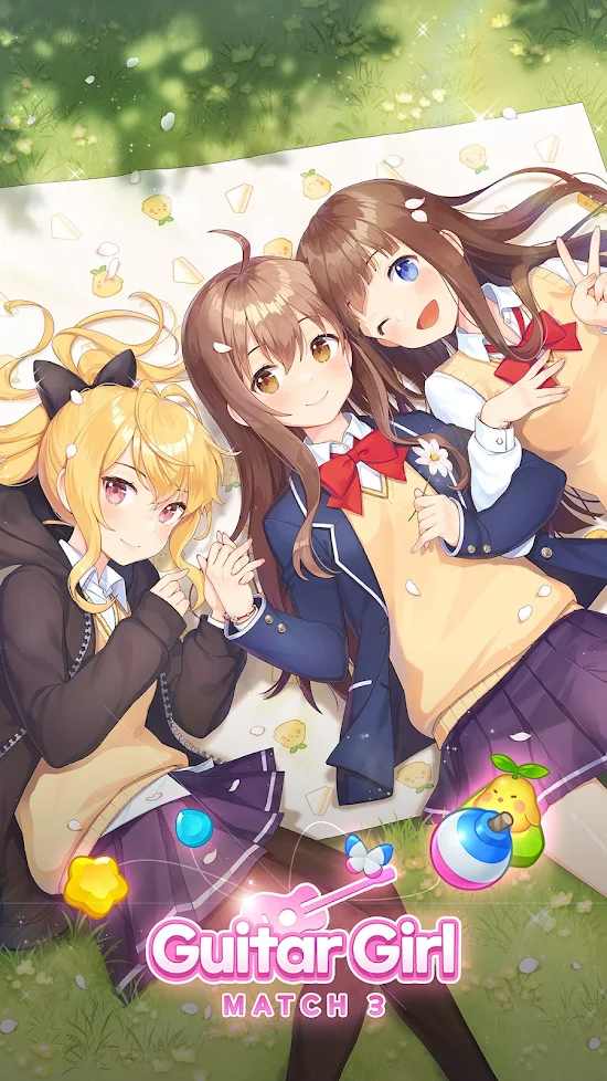 吉他少女消消乐无限步数版（GuitarGirlMatch3） 1.0.1安卓版