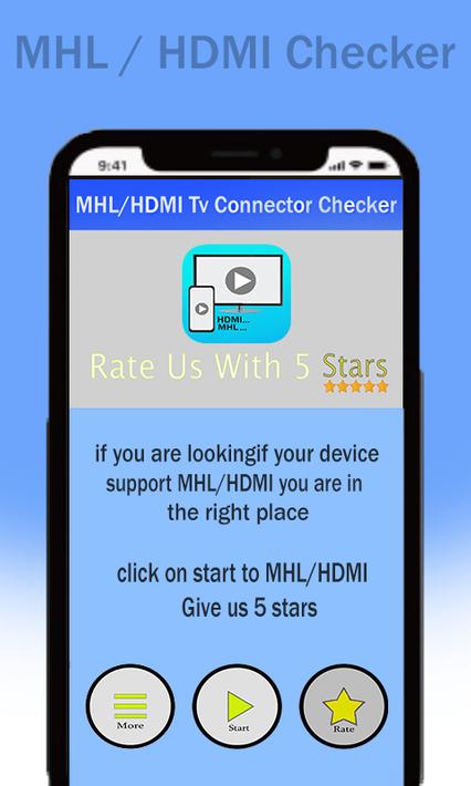 MHL HDMI电视连接器检查器
