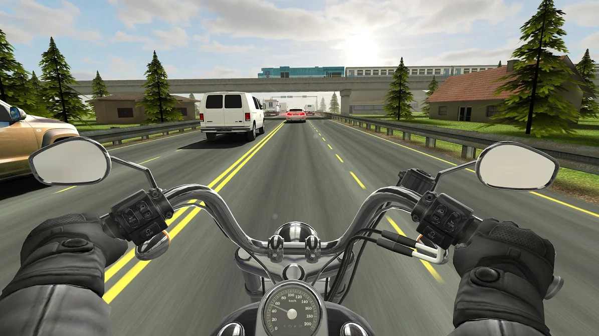 Traffic Rider（公路骑手中文破解版2022） 1.70内置菜单版