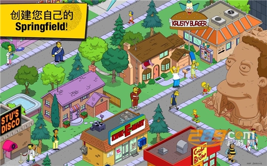 辛普森一家游戏中文版安卓下载无限甜甜圈最新版（Springfield）v4.65.0免费安卓版