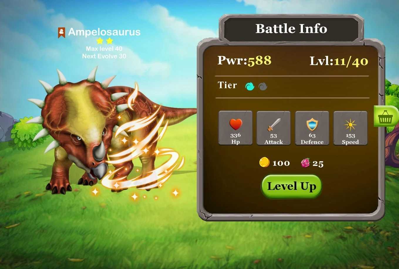 Dino Battle(侏罗纪战争无限资源版) 12.01安卓版