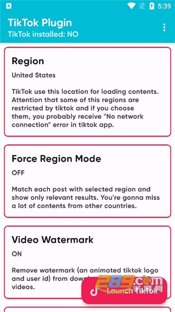 TikTok Plugin换区器下载官方安卓版（TikTok插件）v2.15官方安卓版