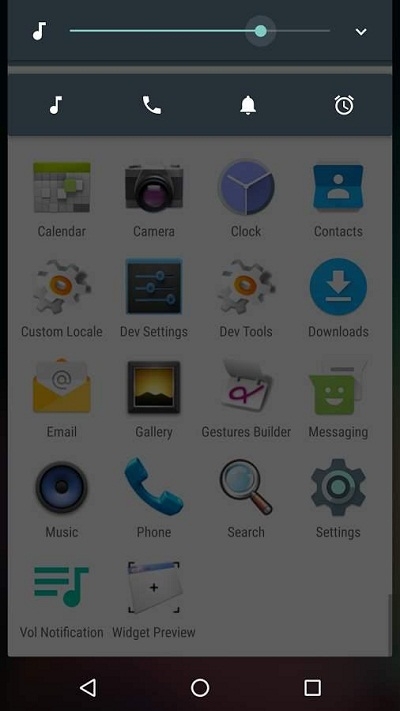 Volume Notification