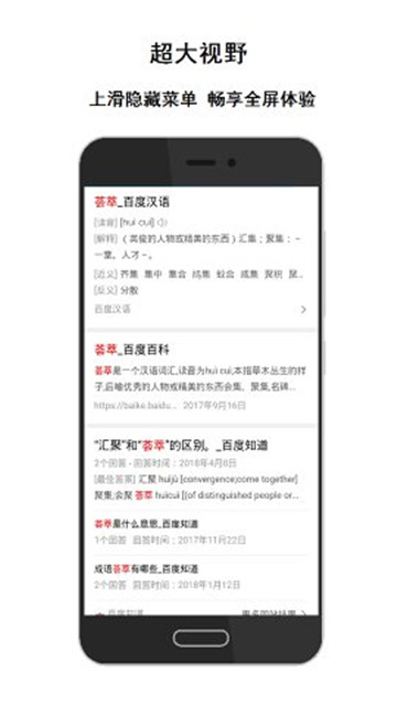 荟萃浏览器纯净版v2.2.2简洁版