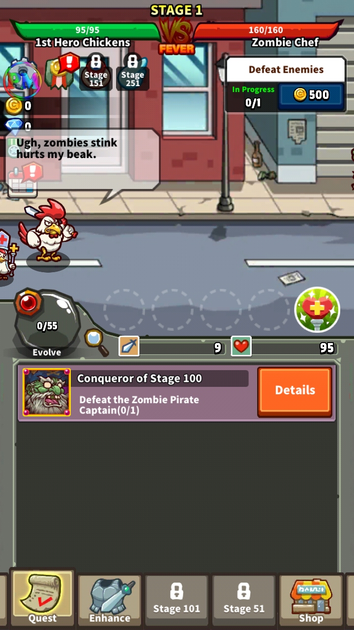 小鸡vs僵尸内置菜单(Chicken Vs Zombies) 1.55安卓版
