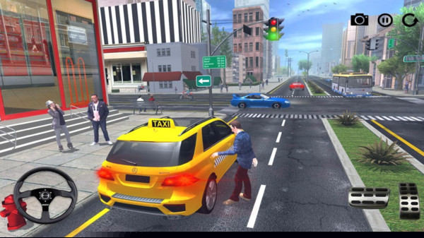 模拟驾驶出租车