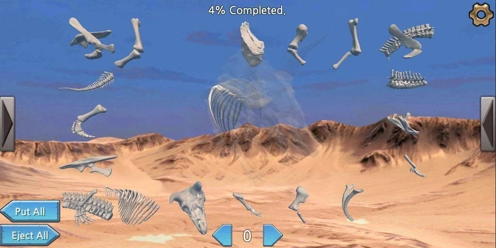 3D恐龙拼图APP