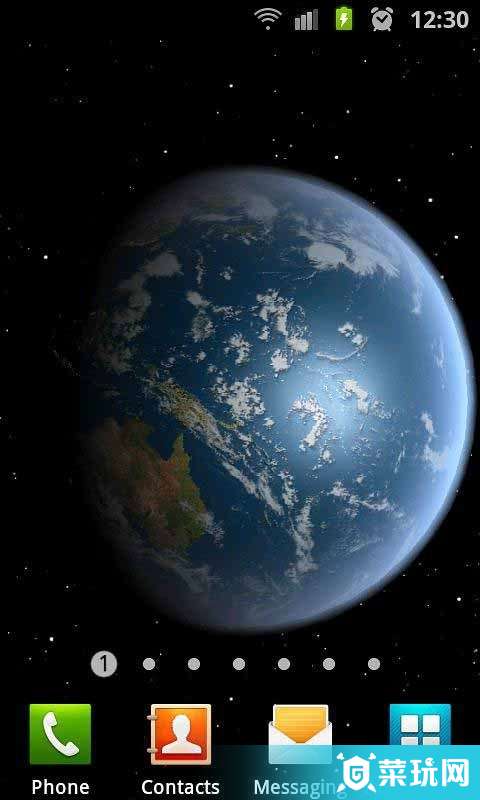 3D高清地球旋转动态壁纸