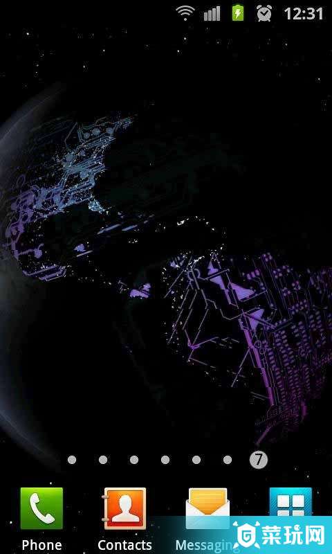 3D高清地球旋转动态壁纸