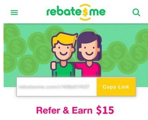 RebatesMe应用界面示意图