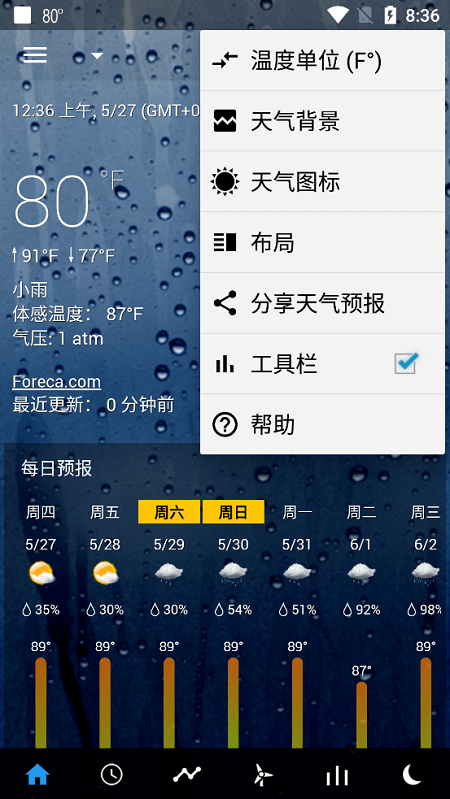 透明时钟和天气专业版