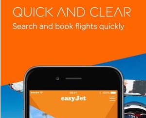 easyjet ios版应用界面