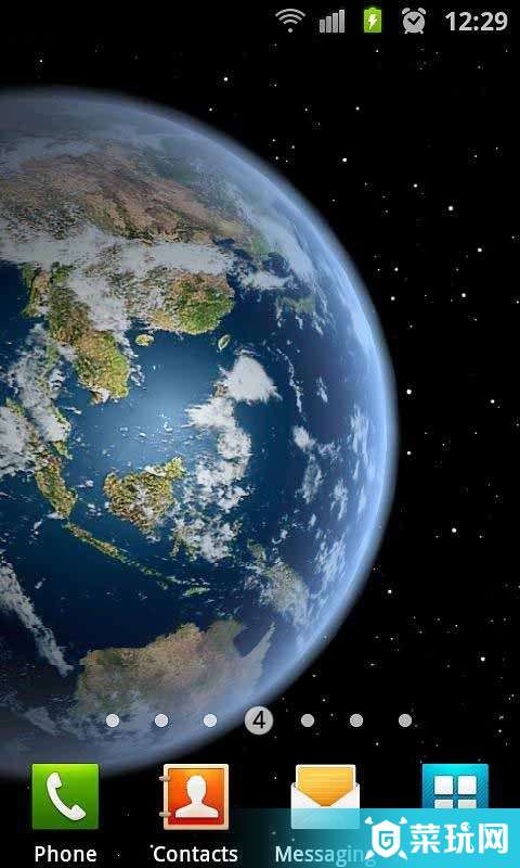 3D高清地球旋转动态壁纸