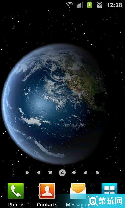 3D高清地球旋转动态壁纸