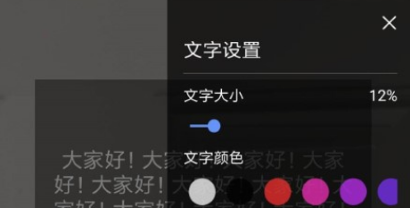 提词宝器界面示意图